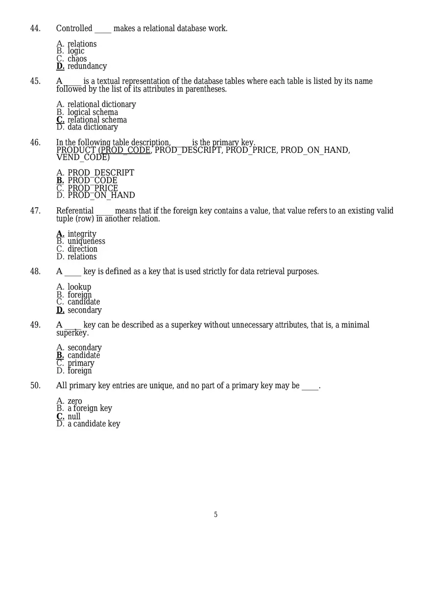 Chapter 3 The Relational Database Model - Page 7