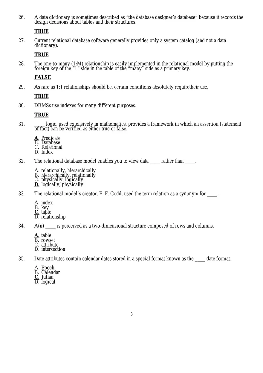 Chapter 3 The Relational Database Model - Page 5