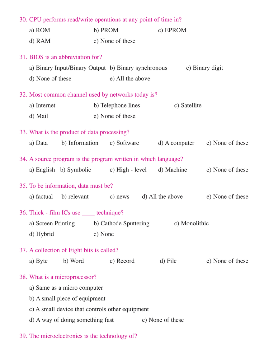 Computer Knowledge - Page 5