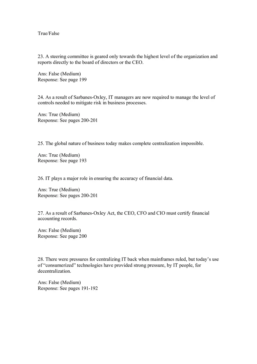 Chapter 9 Governance of the Information Systems - Page 8
