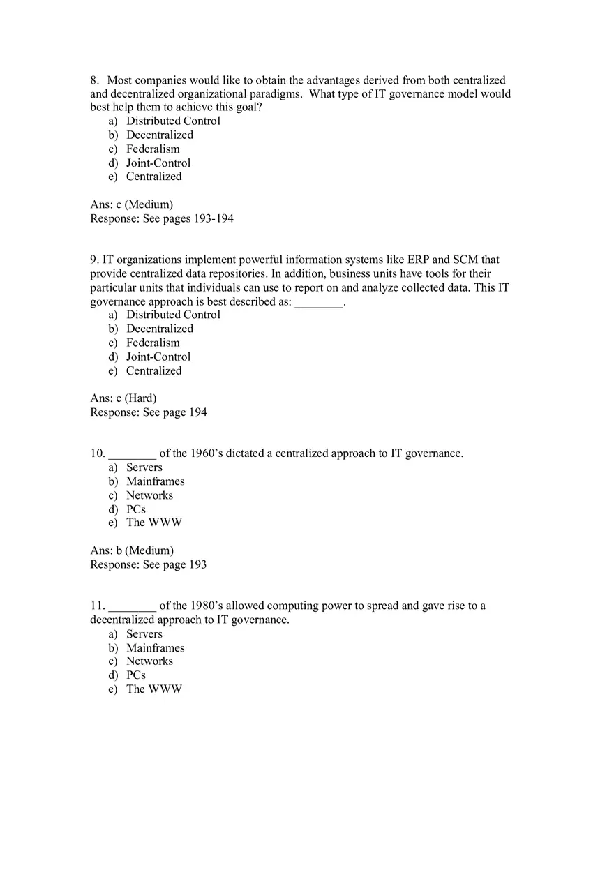 Chapter 9 Governance of the Information Systems - Page 4