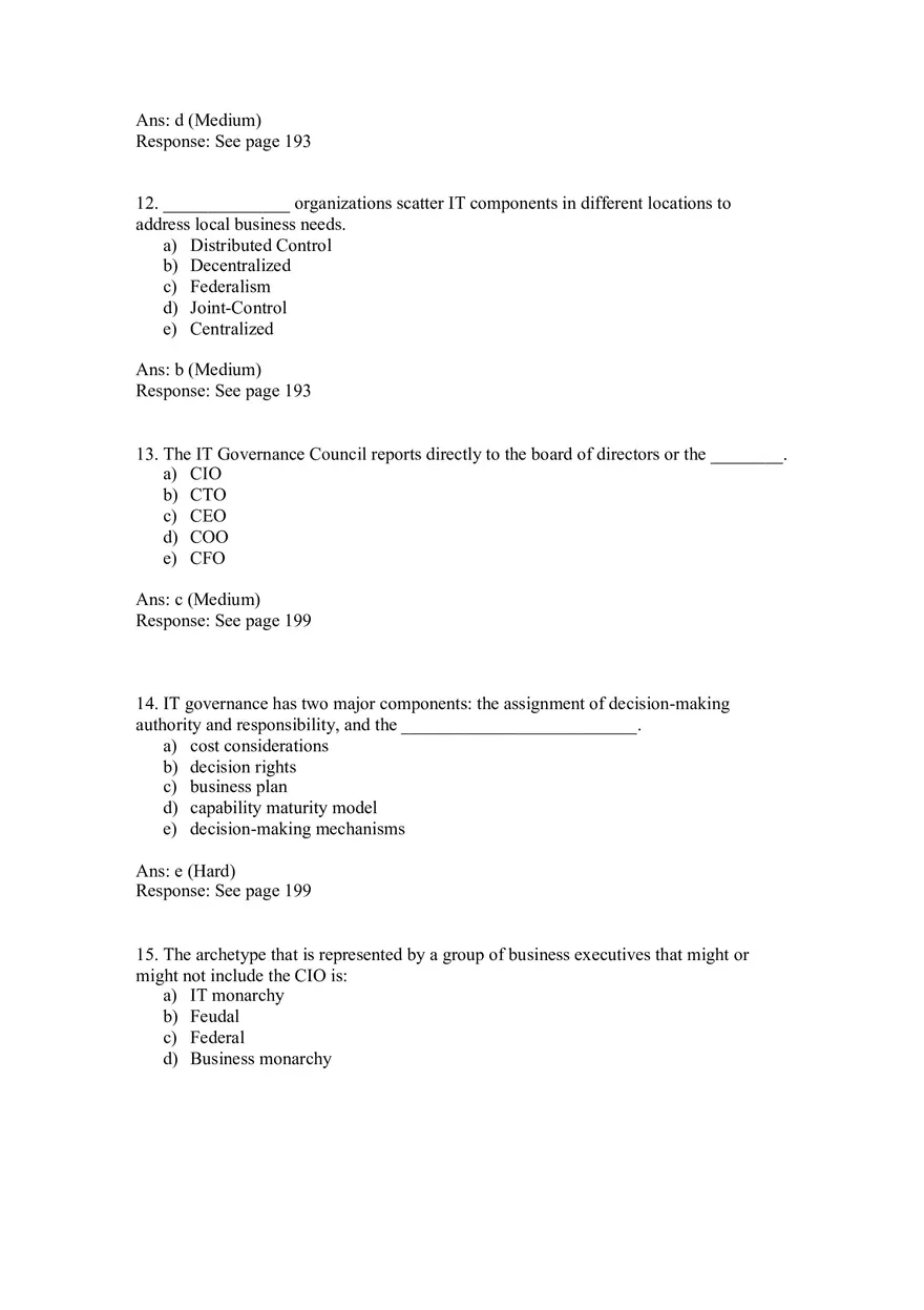 Chapter 9 Governance of the Information Systems - Page 5