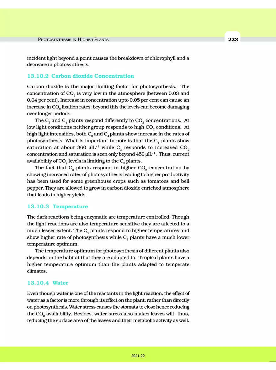 Photosynthesis in Higher Plants - Page 10