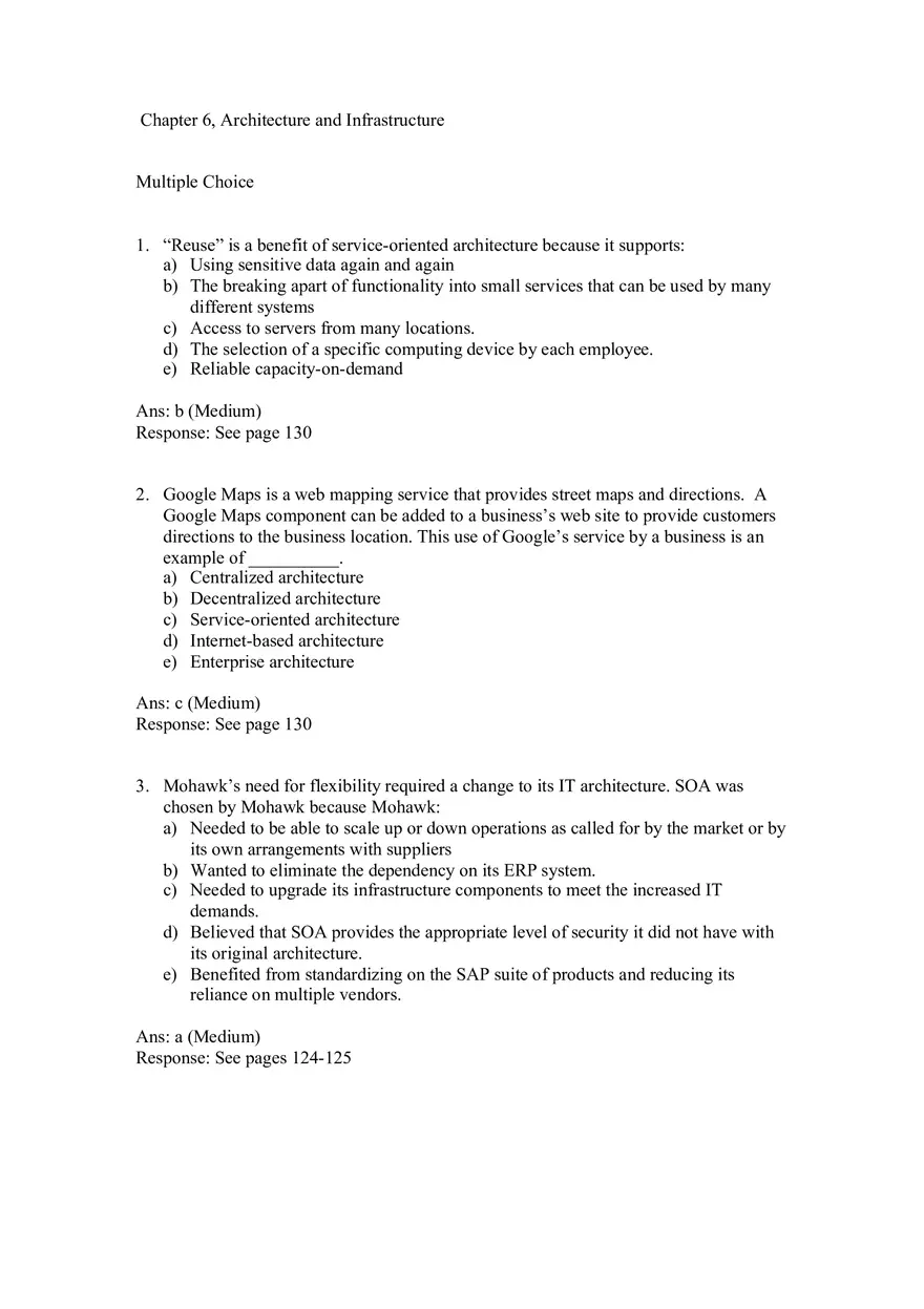 Chapter 6 Architecture and Infrastructure - Page 1