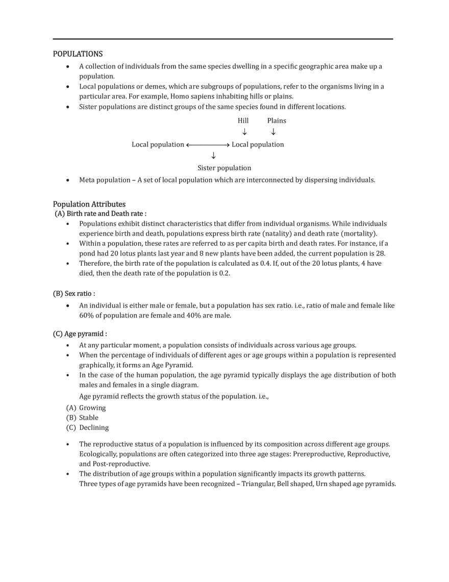 Populations - Page 1