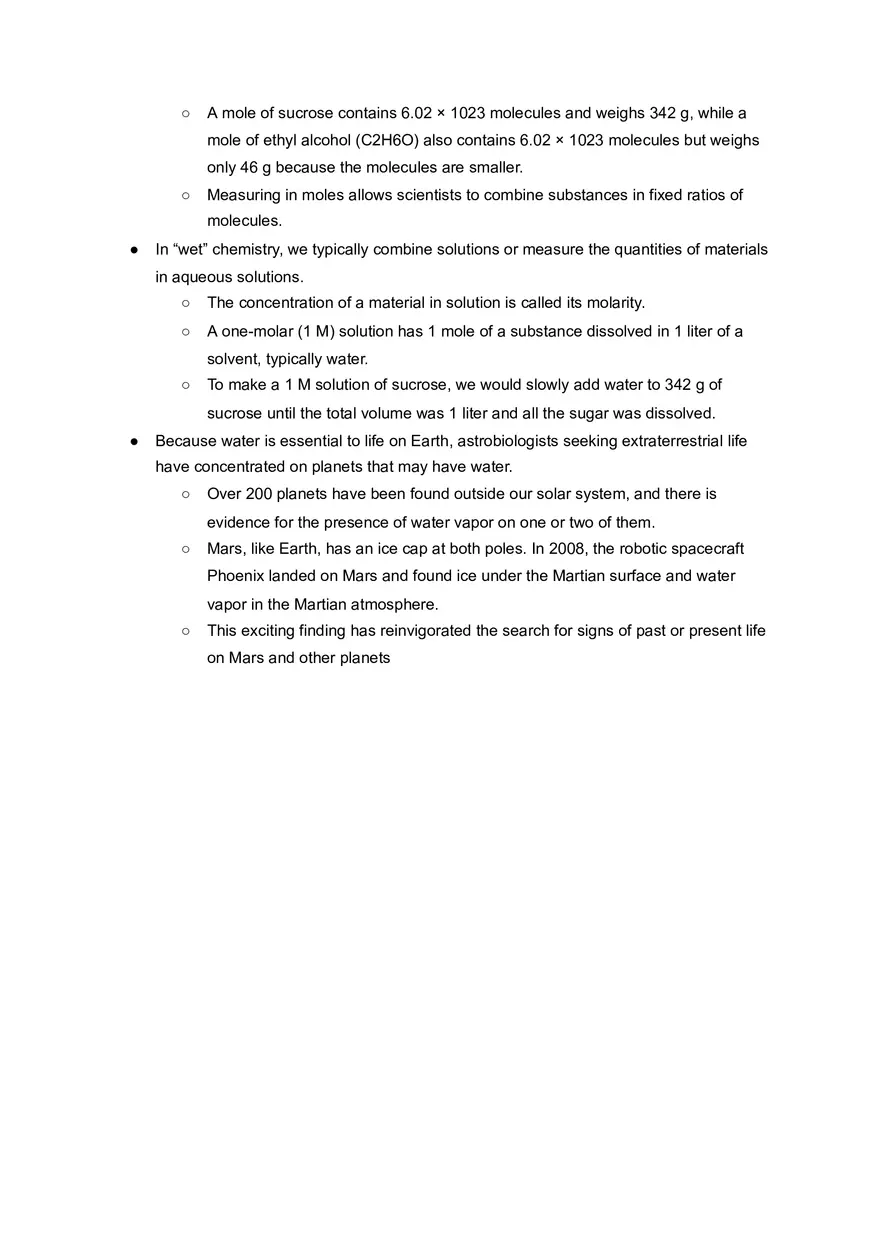 Concept 3.2 Four  Emergent Properties of Water Contribute to Earth’s   Suitability for Life - Page 7