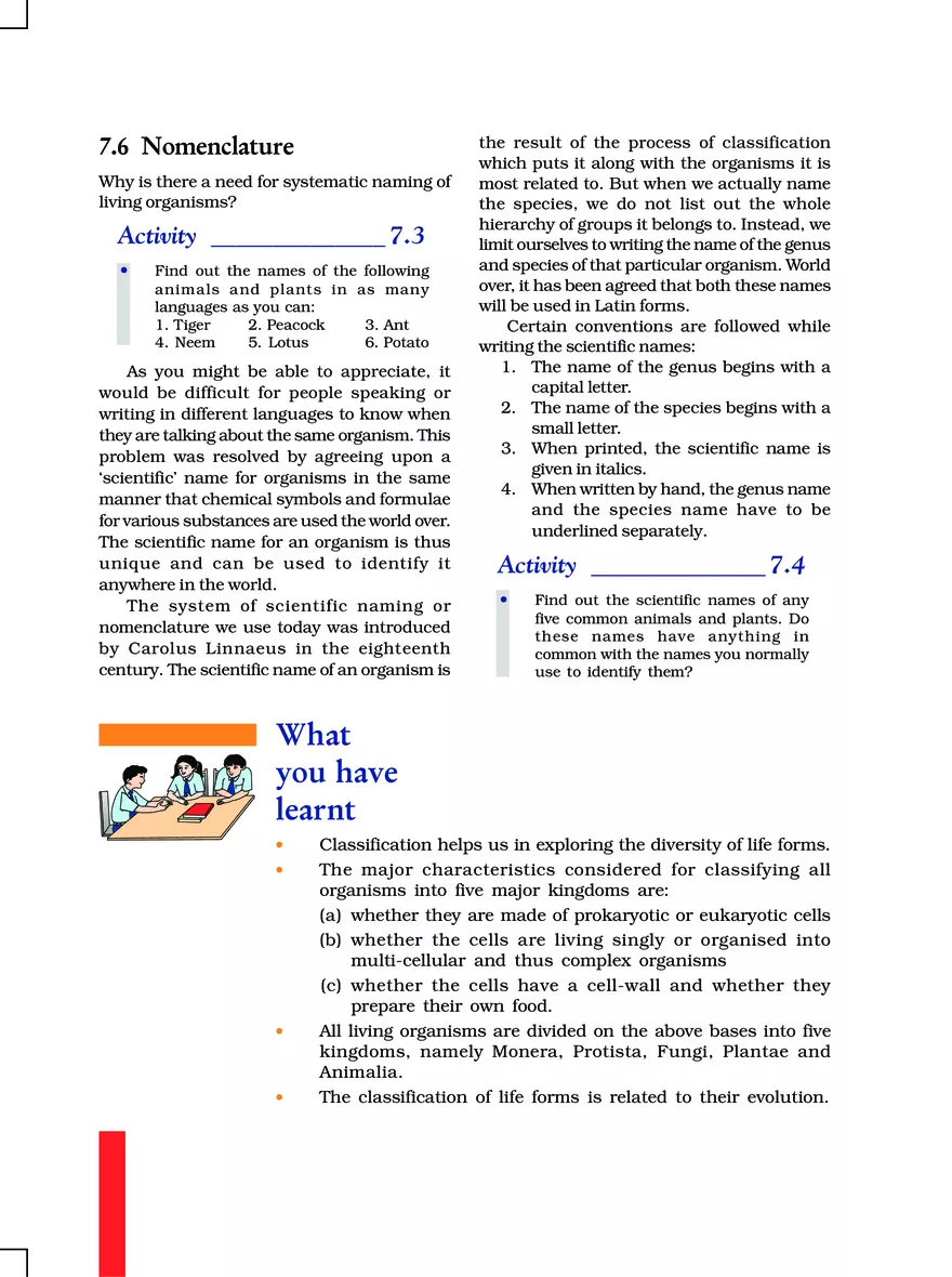 Chapter 7 Diversity in Living Organisms - Page 9