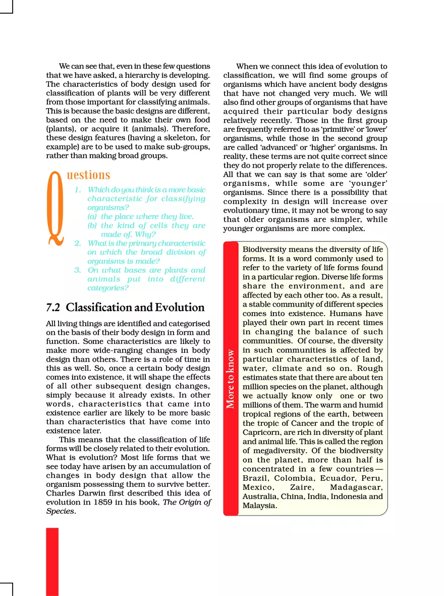 Chapter 7 Diversity in Living Organisms - Page 11