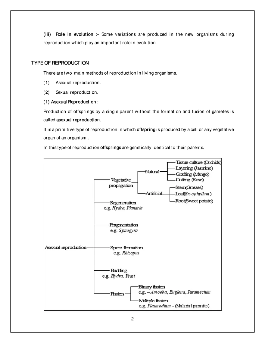 Asexual Reproduction - Page 2