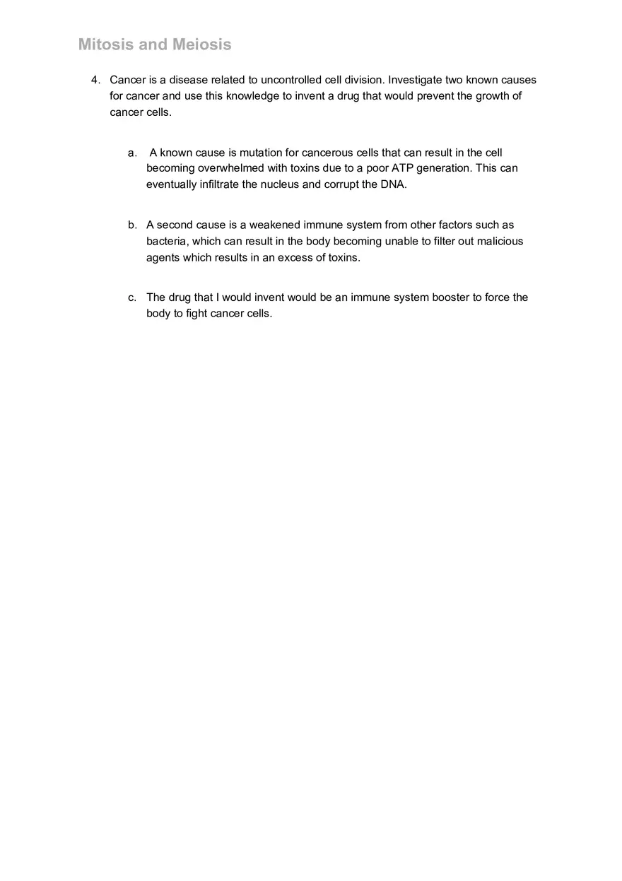 Mitosis and Meiosis Lab - Page 2