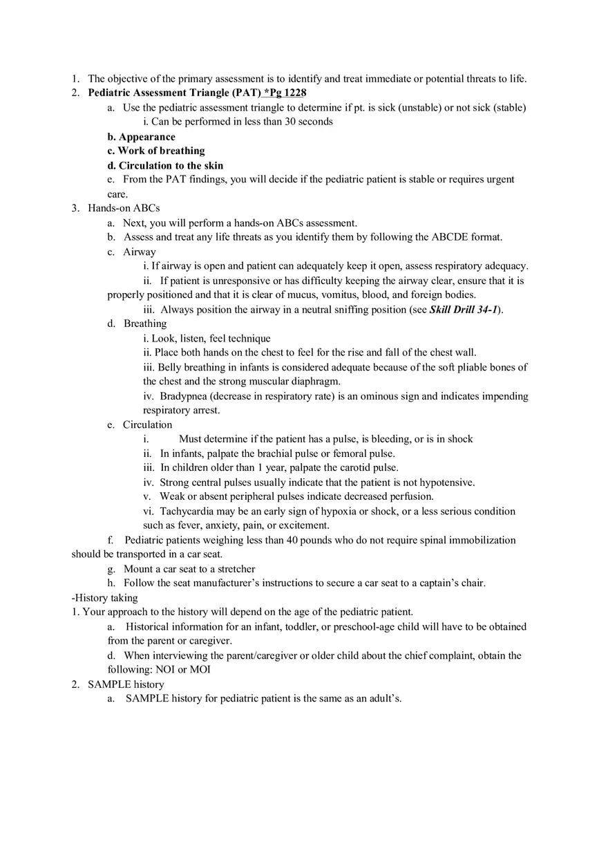 Chapter 34 Pediatric Emergencies - Page 10