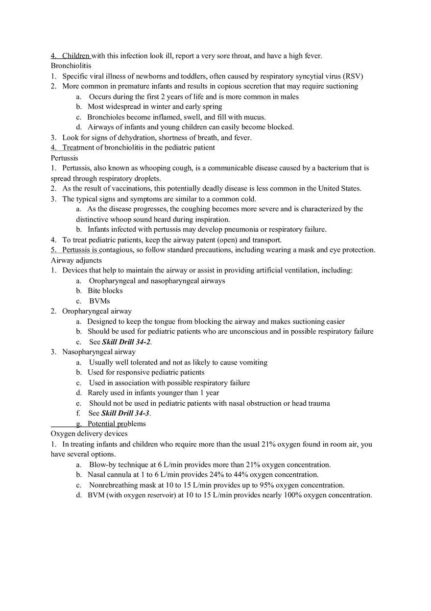 Chapter 34 Pediatric Emergencies - Page 13