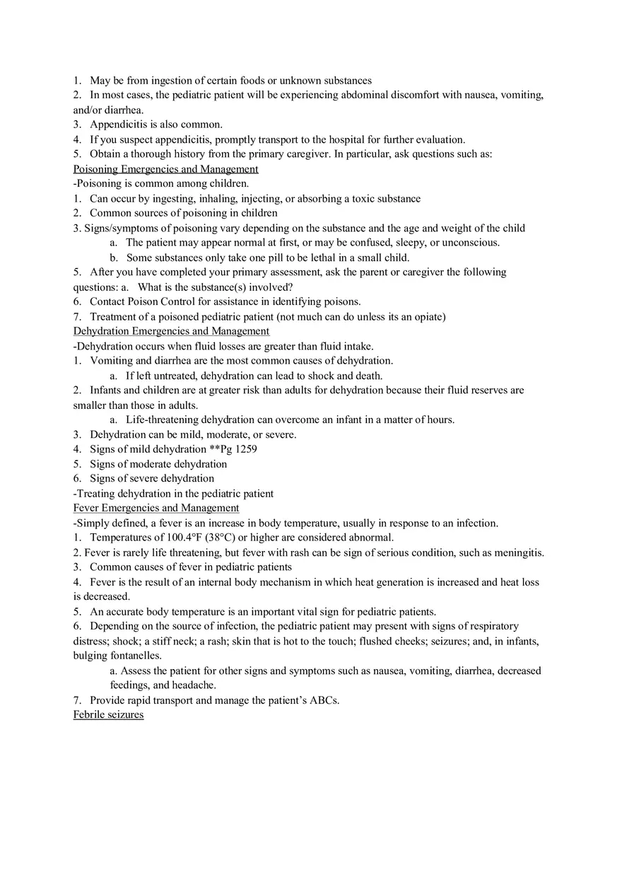 Chapter 34 Pediatric Emergencies - Page 16