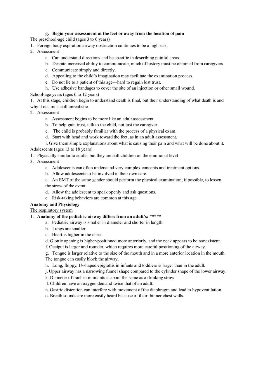 Chapter 34 Pediatric Emergencies - Page 2