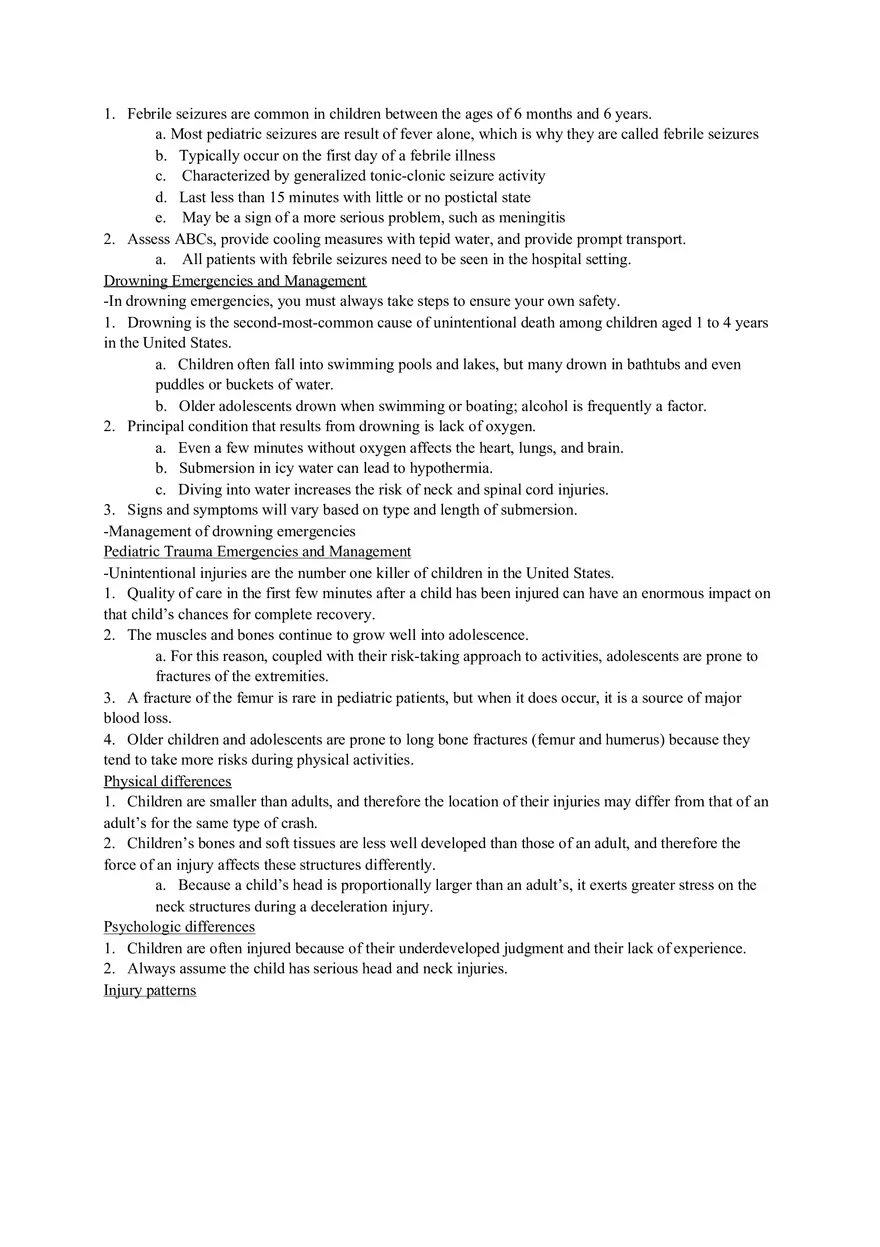 Chapter 34 Pediatric Emergencies - Page 3