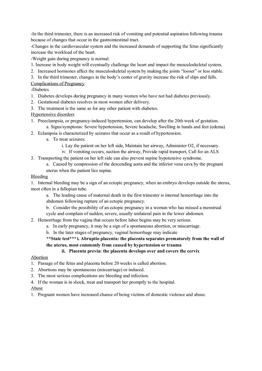 Chapter 33 Obstetrics and Neonatal Care - Page 2