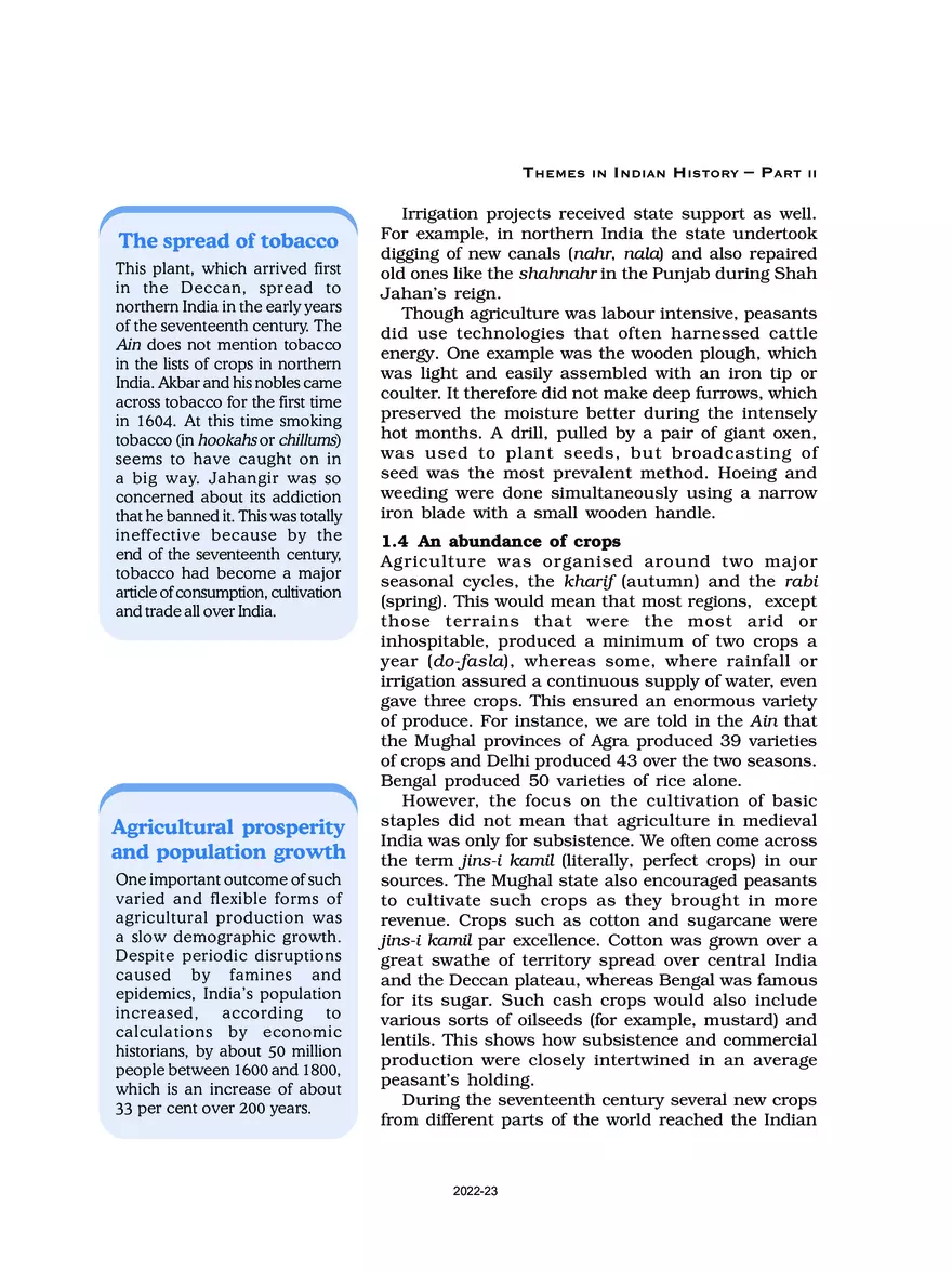 Agrarian Society and the Muhgal Empire - Page 23