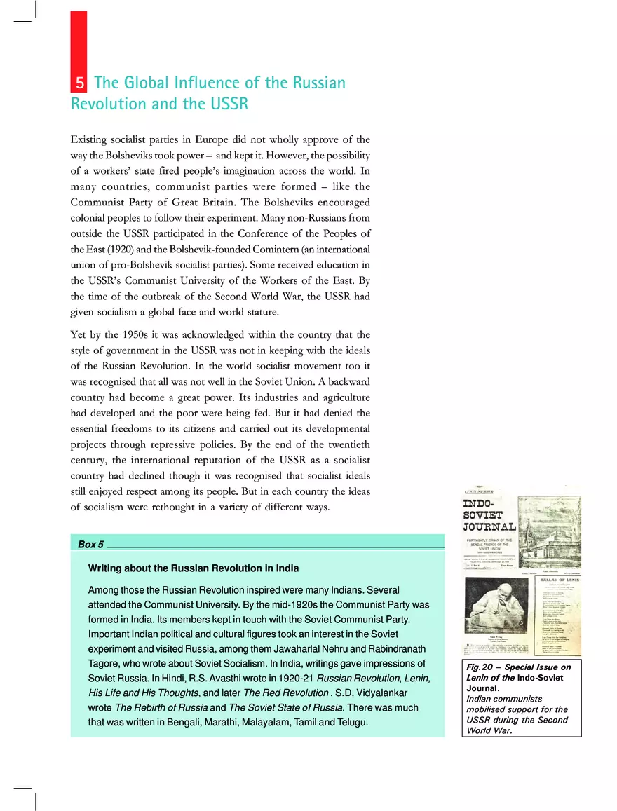 The Global Influence of the Russian Revolution and the USSR - Page 1