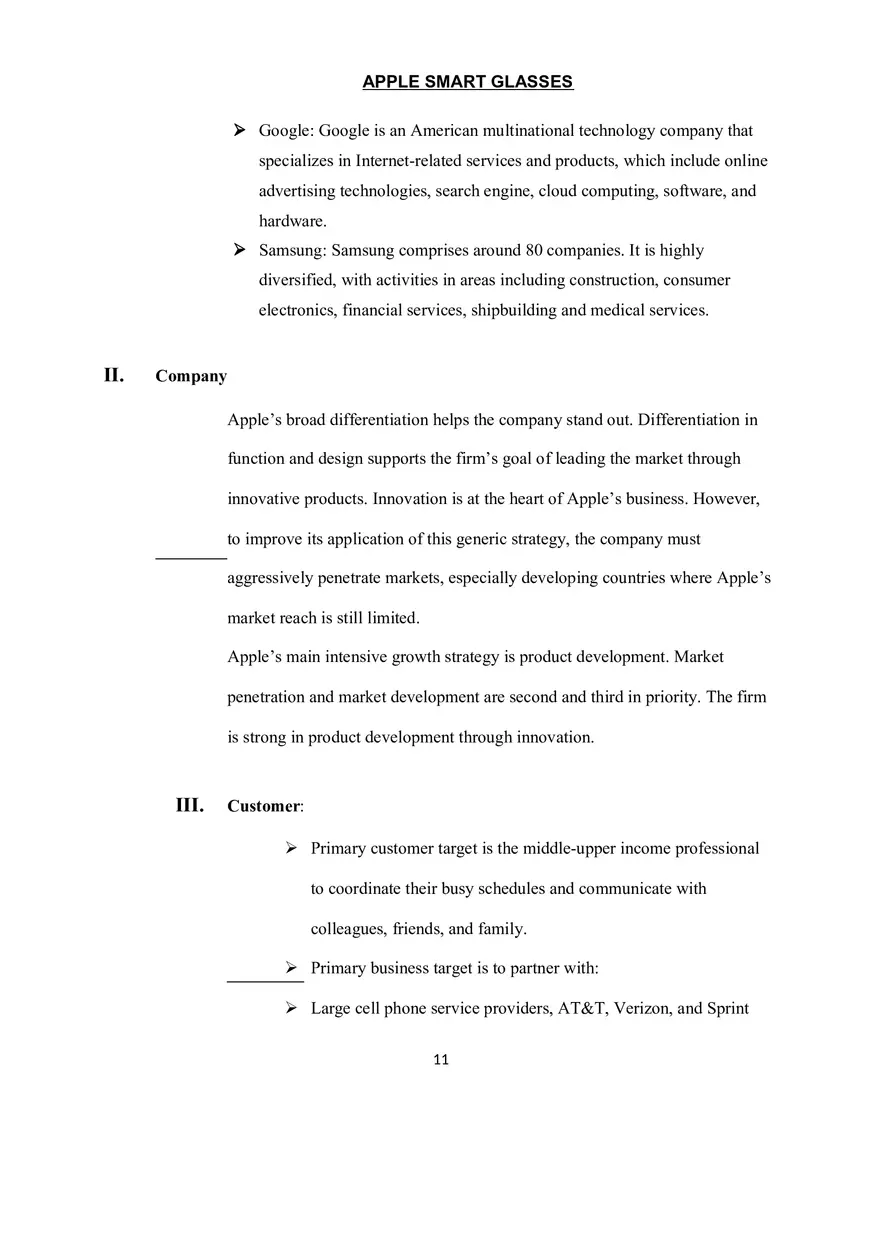 Marketing Plan Assignment - Page 3