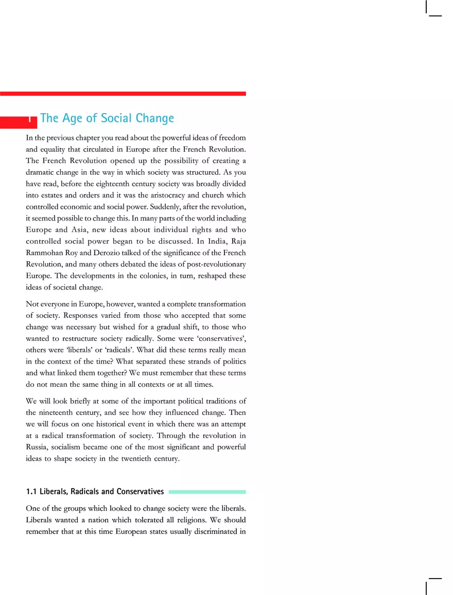 The Age of Social Change - Page 1