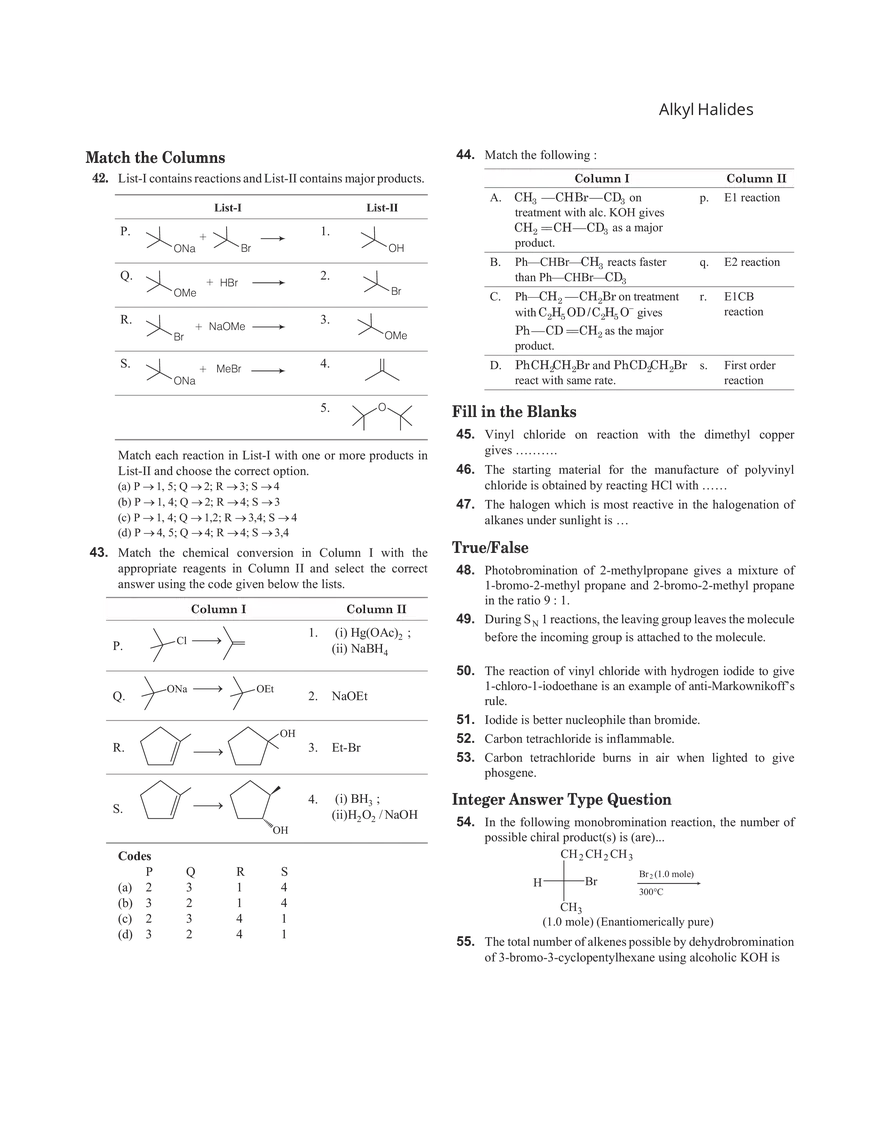 23 Alkyl Halides - Page 8