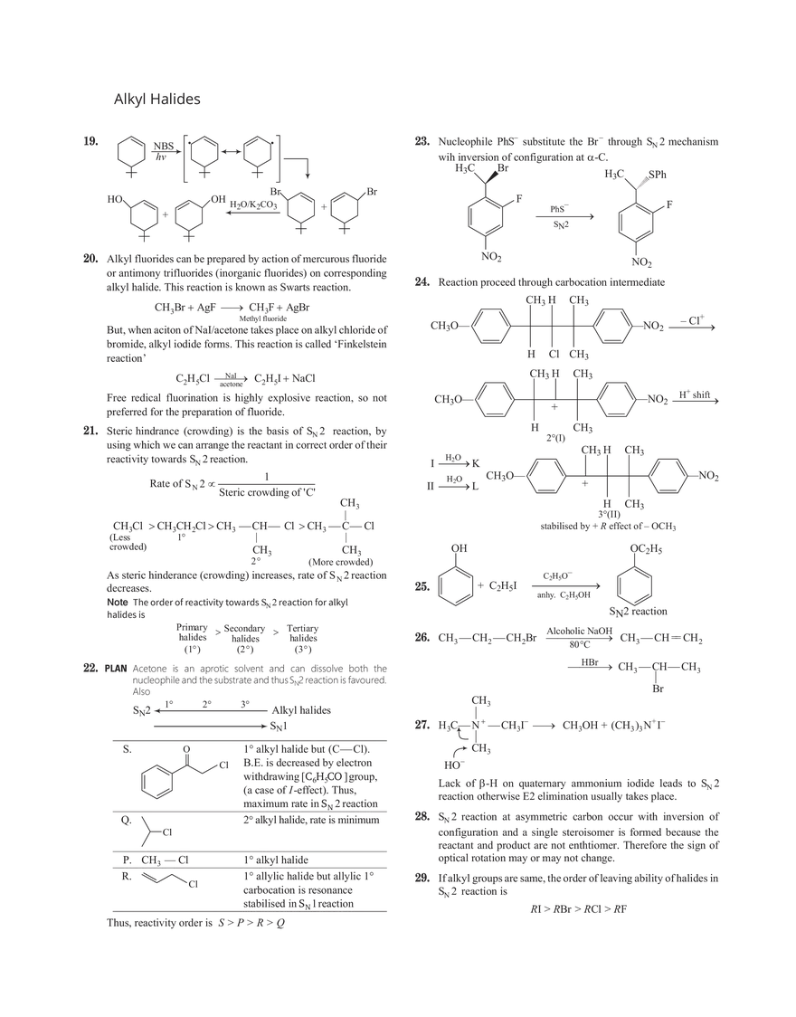 23 Alkyl Halides - Page 13