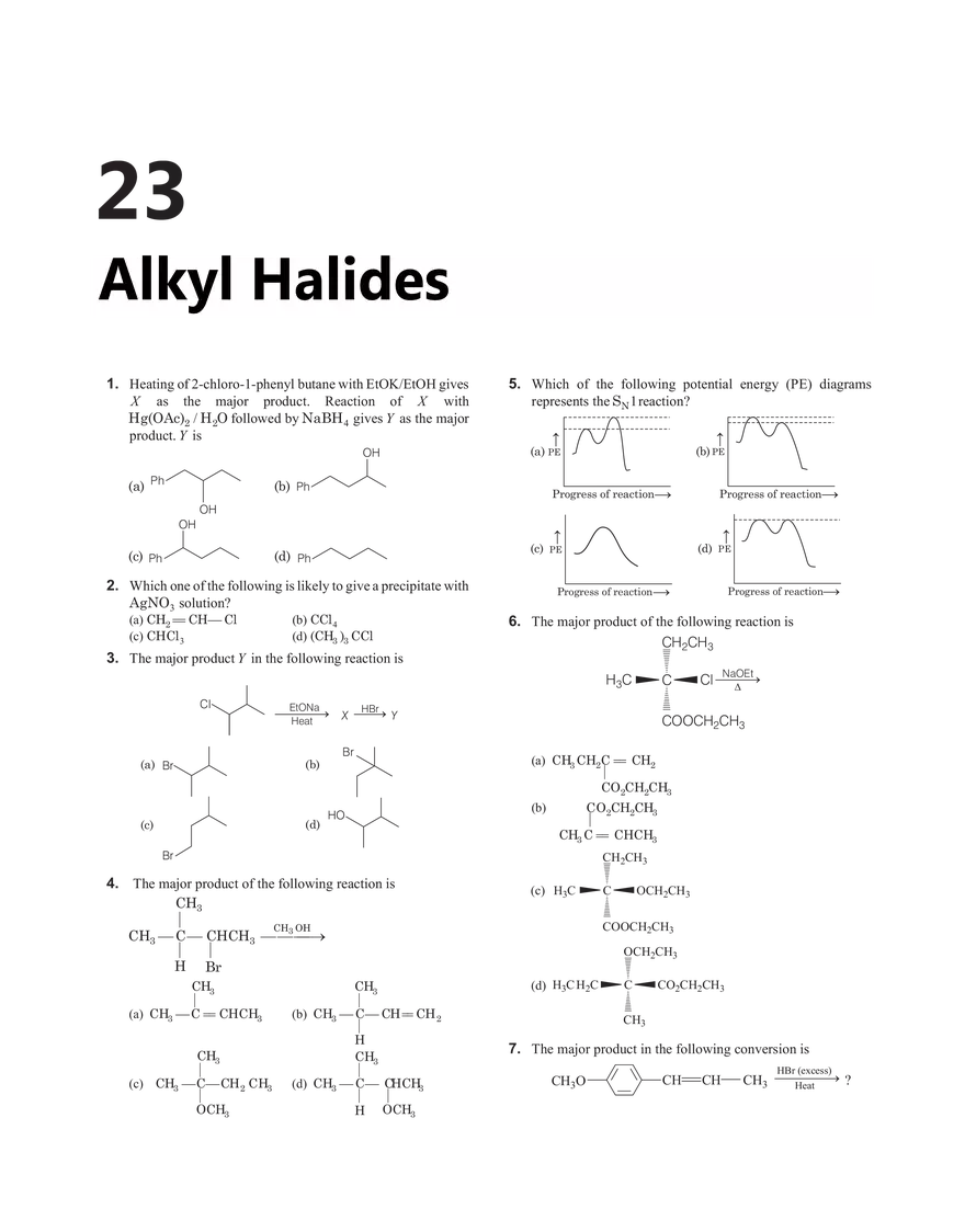 23 Alkyl Halides - Page 1