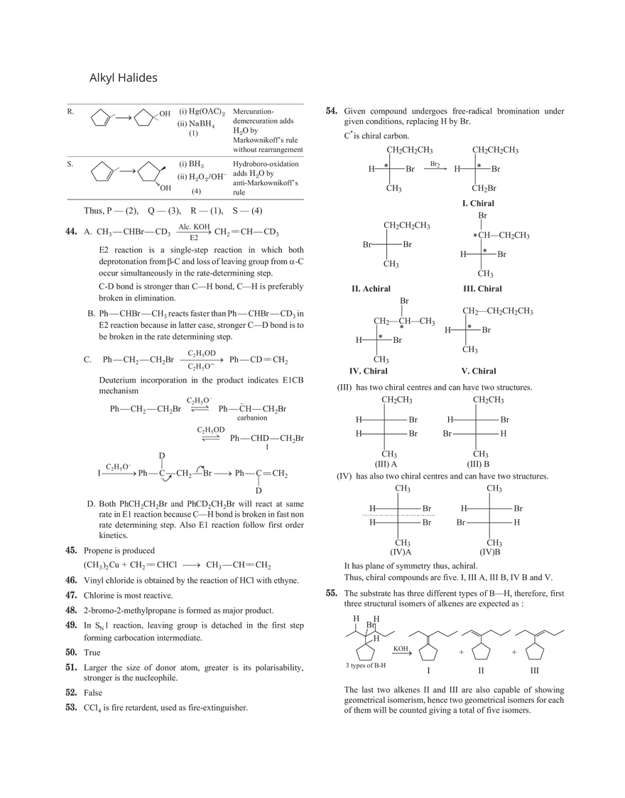23 Alkyl Halides - Page 4