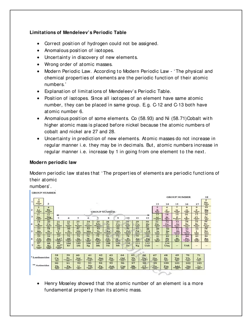 Periodic Classification of Elements - Page 3