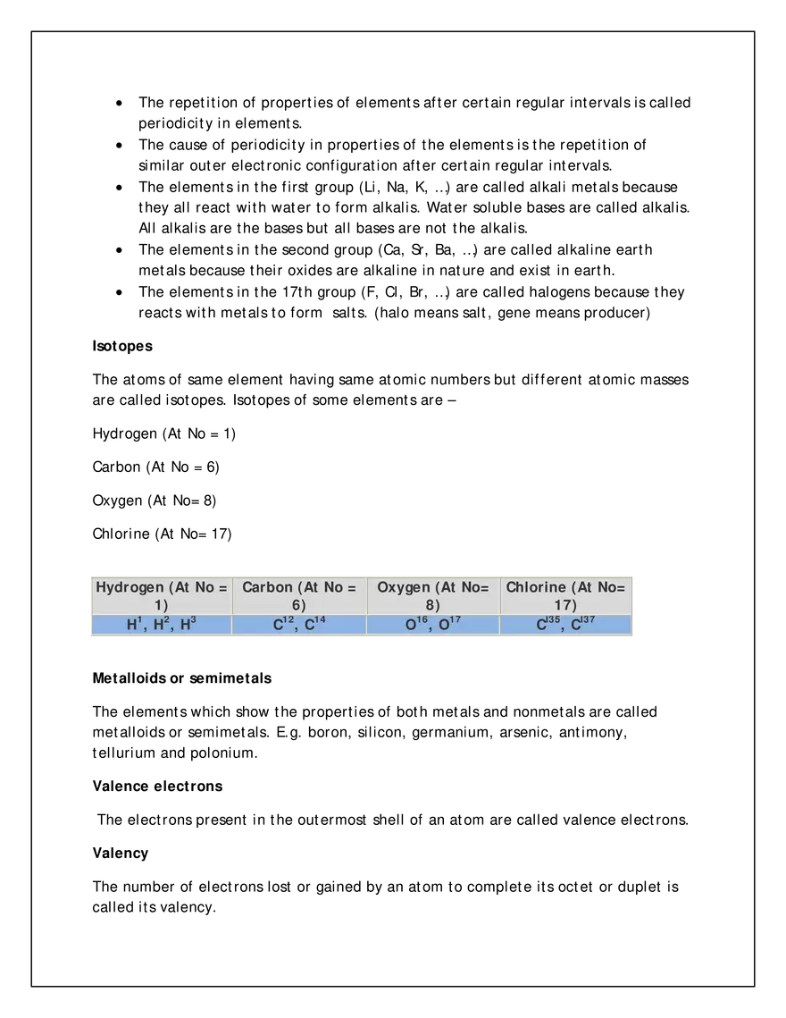 Periodic Classification of Elements - Page 4