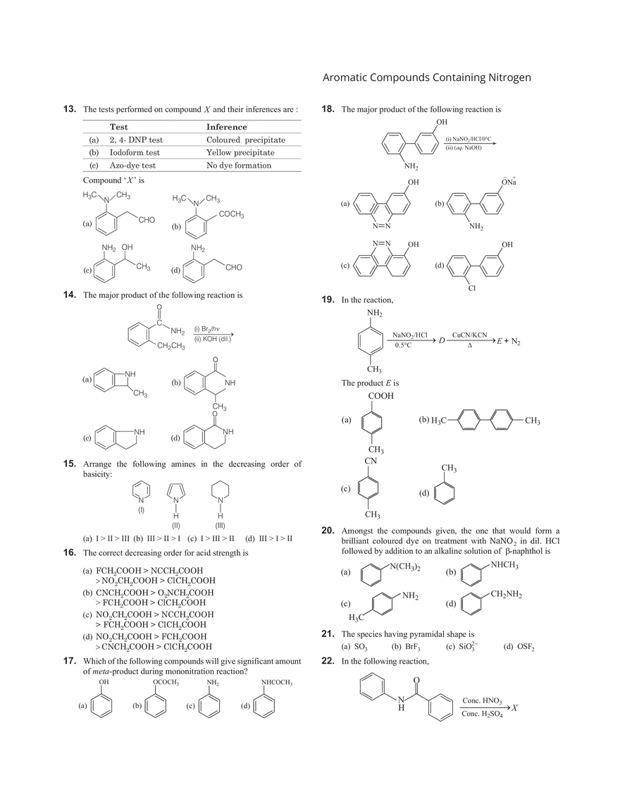 29 Aromatic Compounds Containing Nitrogen - Page 7