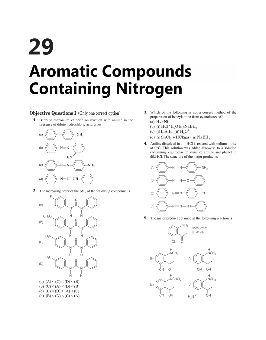 29 Aromatic Compounds Containing Nitrogen - Page 1