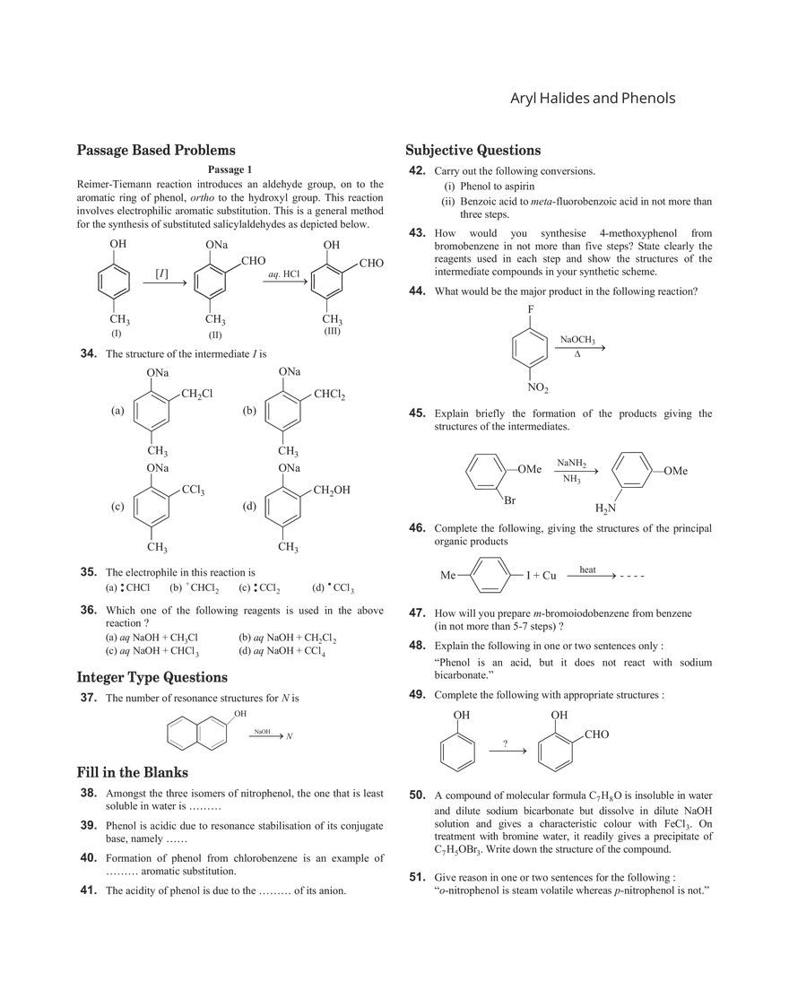 30 Aryl Halides and Phenols - Page 7