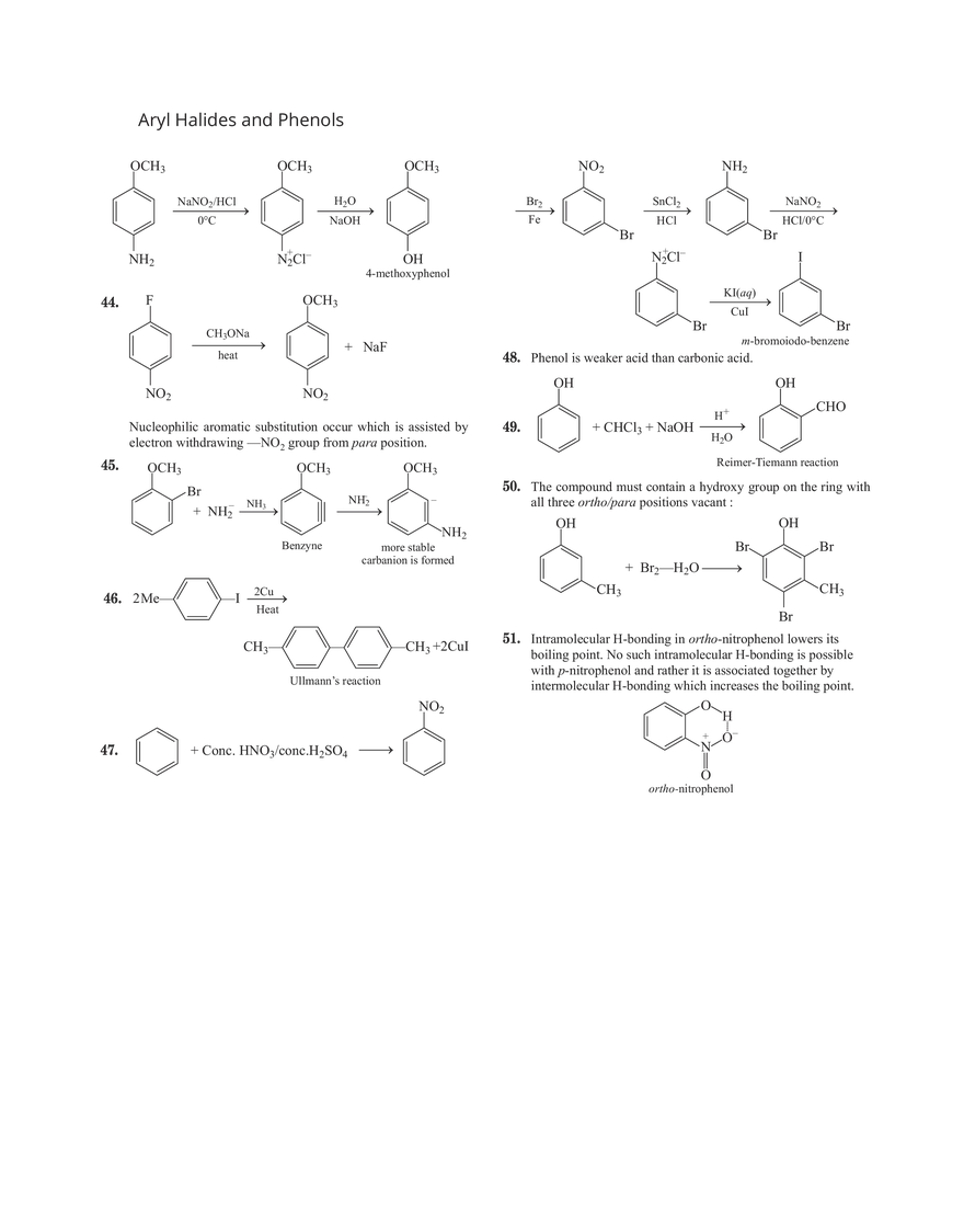 30 Aryl Halides and Phenols - Page 4