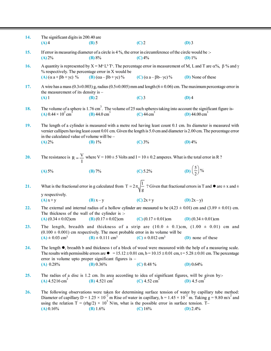 Measurement Error & Experiment Exercise # 1 - Page 2