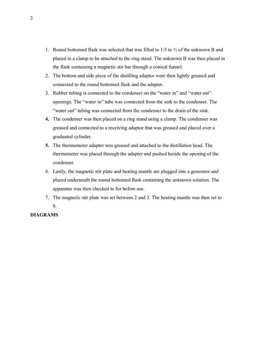 Simple Distillation Lab - Page 3