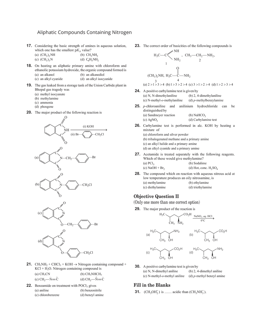 27 Aliphatic Compounds Containing Nitrogen - Page 3