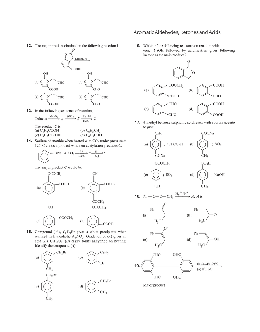 31 Aromatic Aldehydes, Ketones and Acids - Page 7