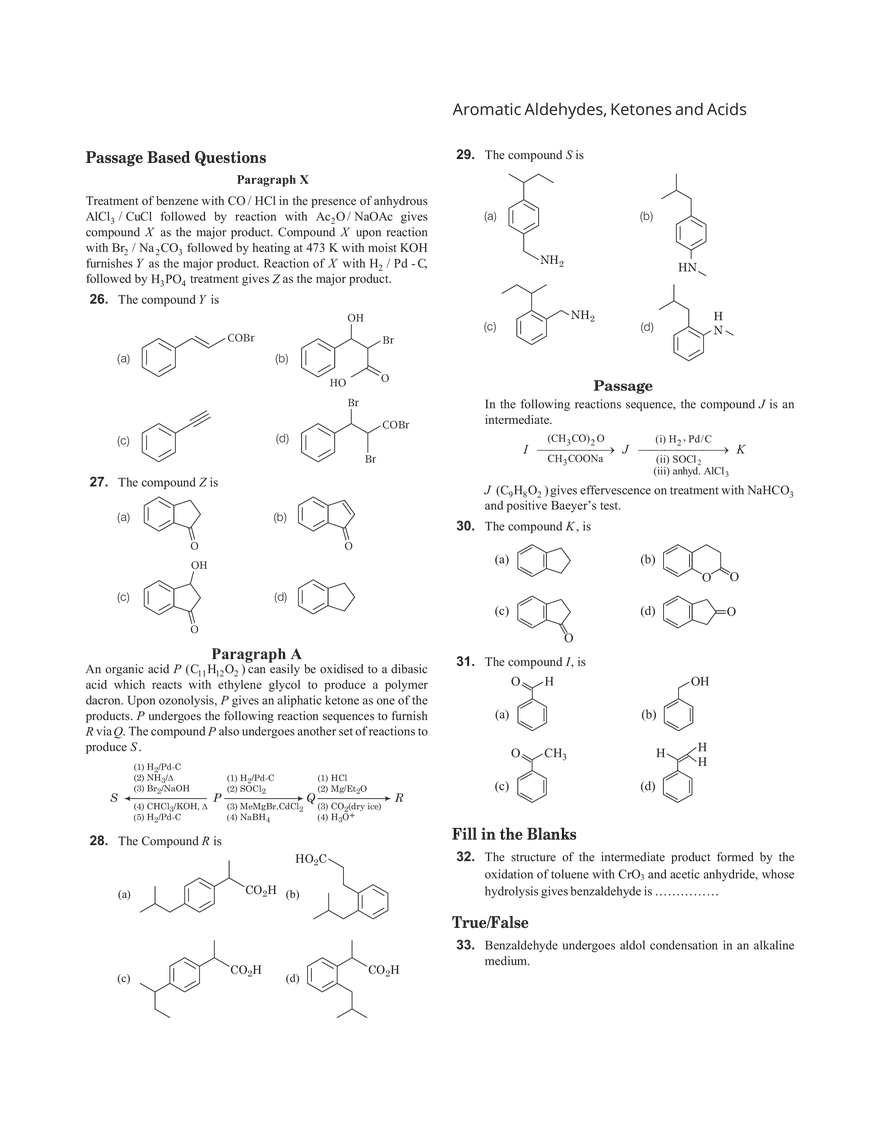 31 Aromatic Aldehydes, Ketones and Acids - Page 9