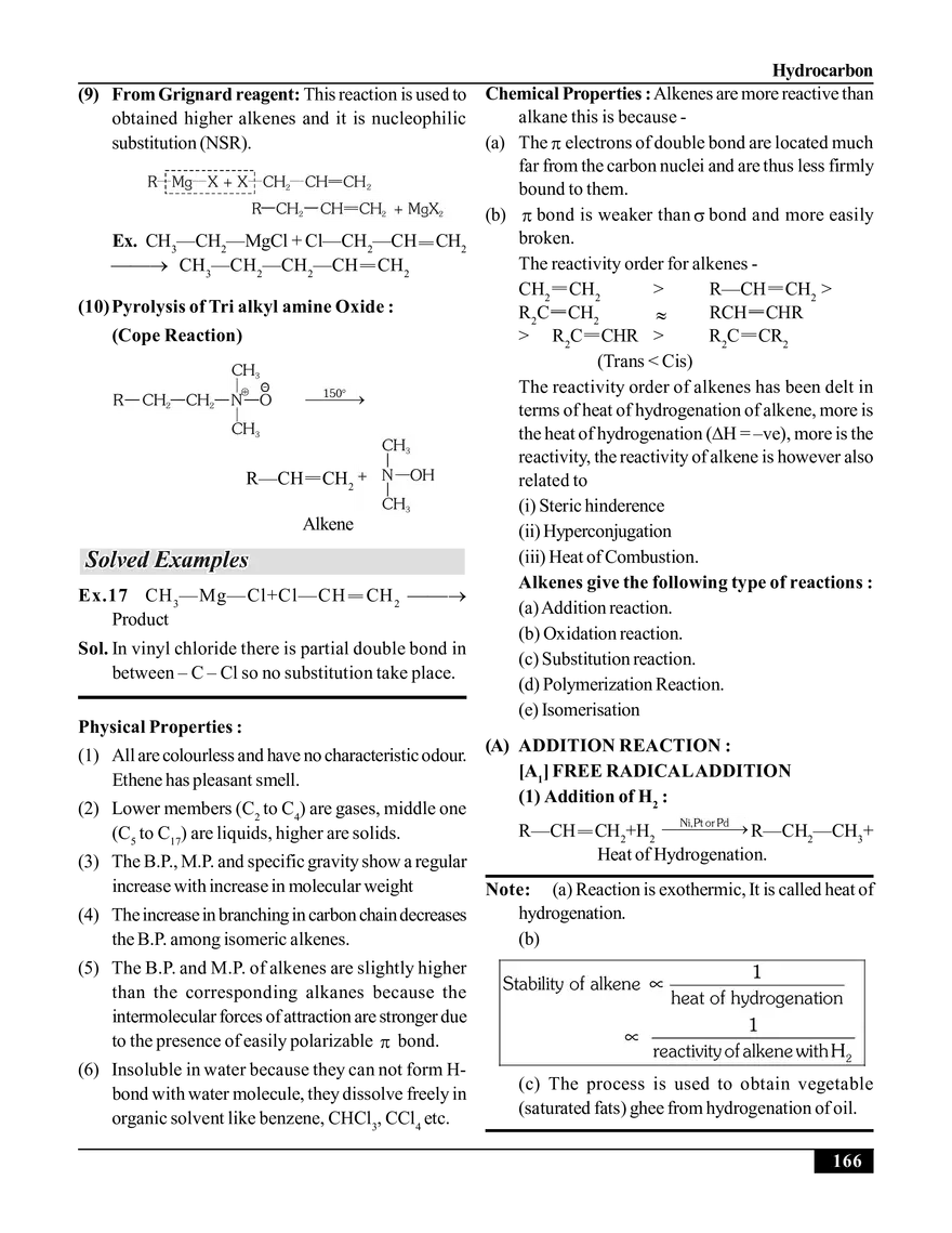 Hydrocarbon. Alkene - Page 16