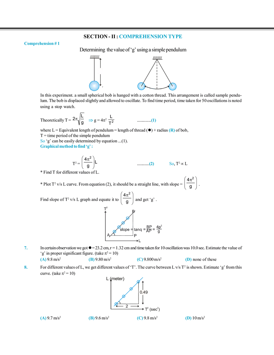 Measurement Error & Experiment Mock Test - Page 2
