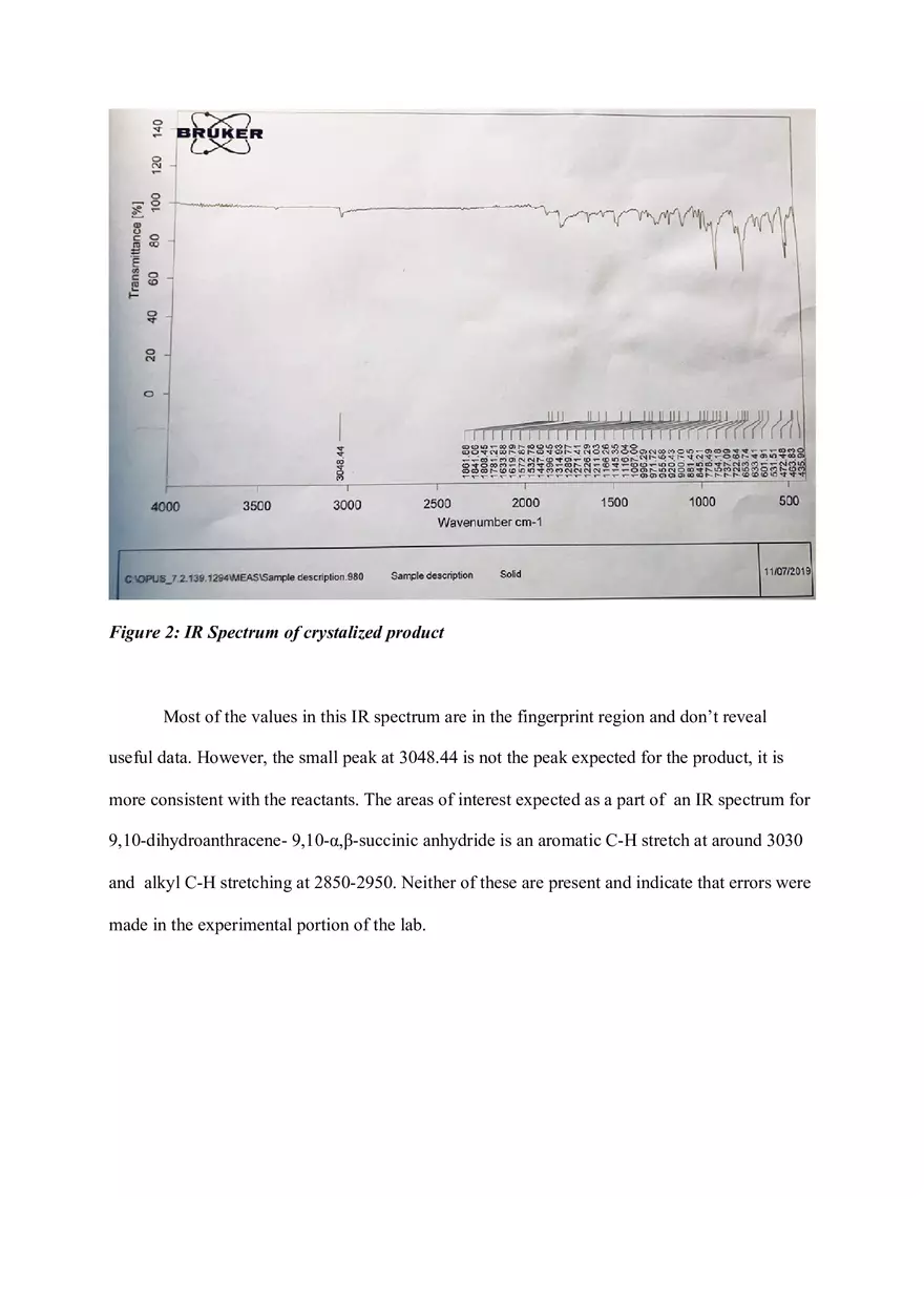 The Diels Alder Reaction of Anthracene and Maleic Anhydride - Page 5