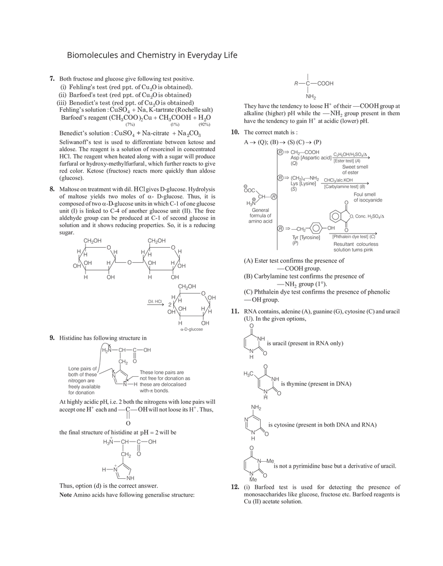 32 Biomolecules and Chemistry in Everyday Life - Page 14