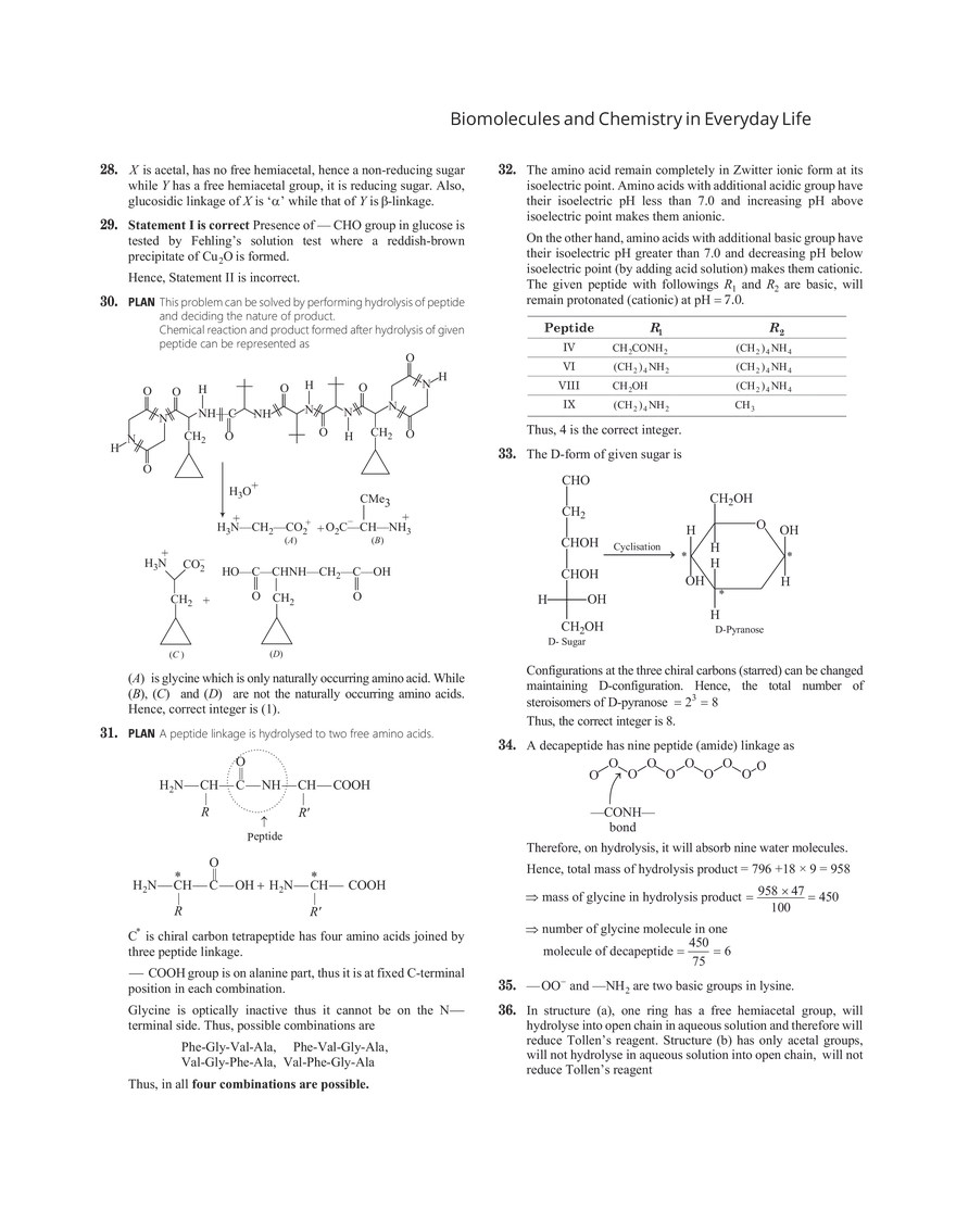 32 Biomolecules and Chemistry in Everyday Life - Page 3