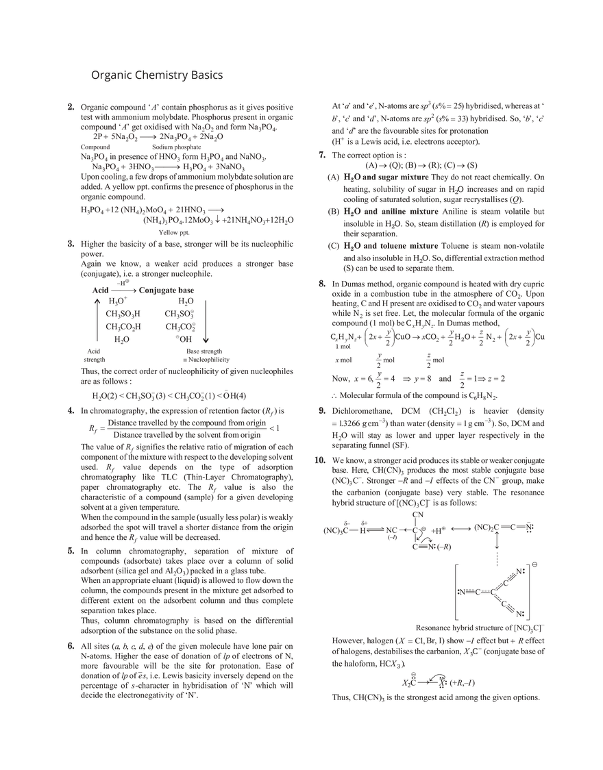 21 Organic Chemistry Basics - Page 9