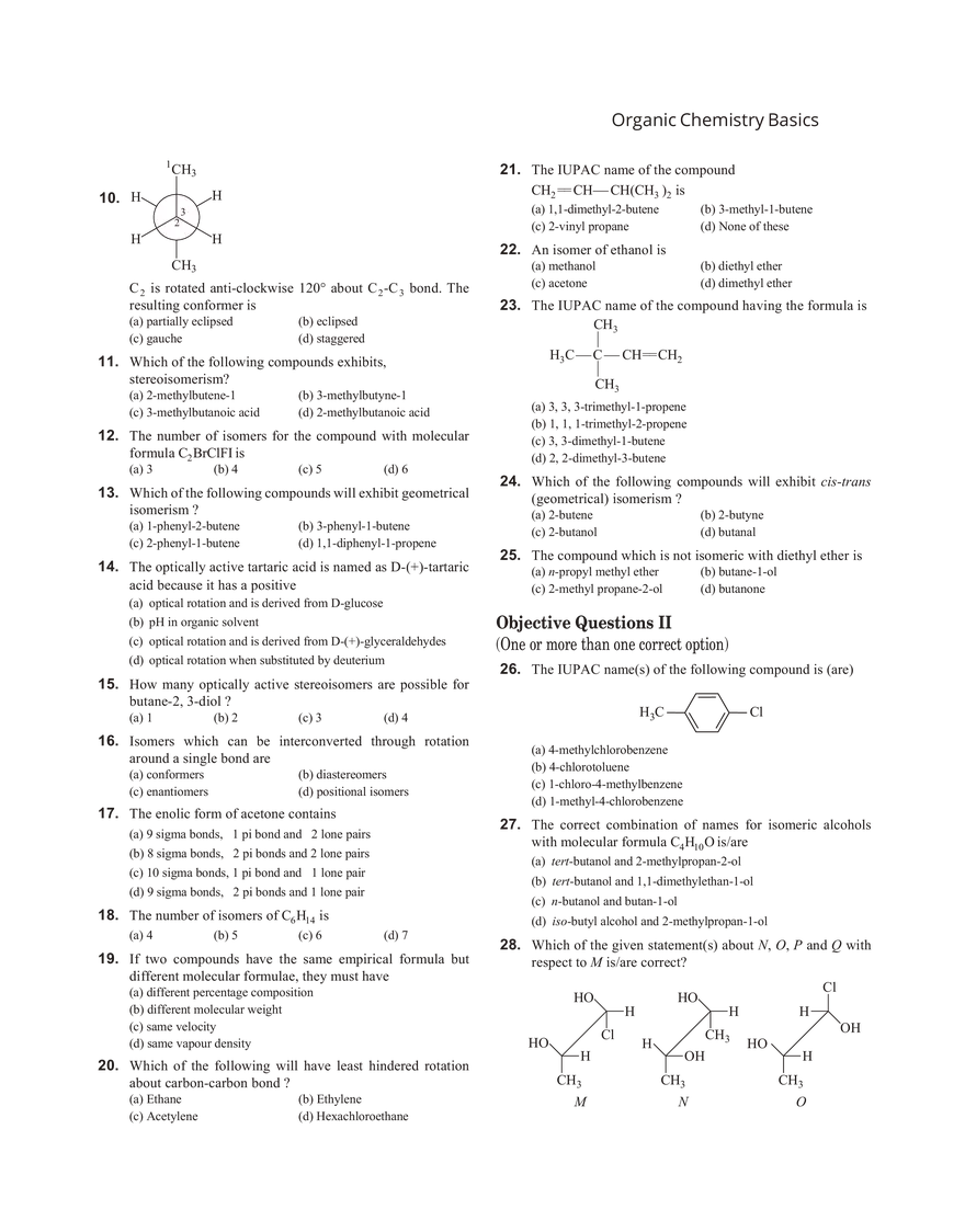 21 Organic Chemistry Basics - Page 2