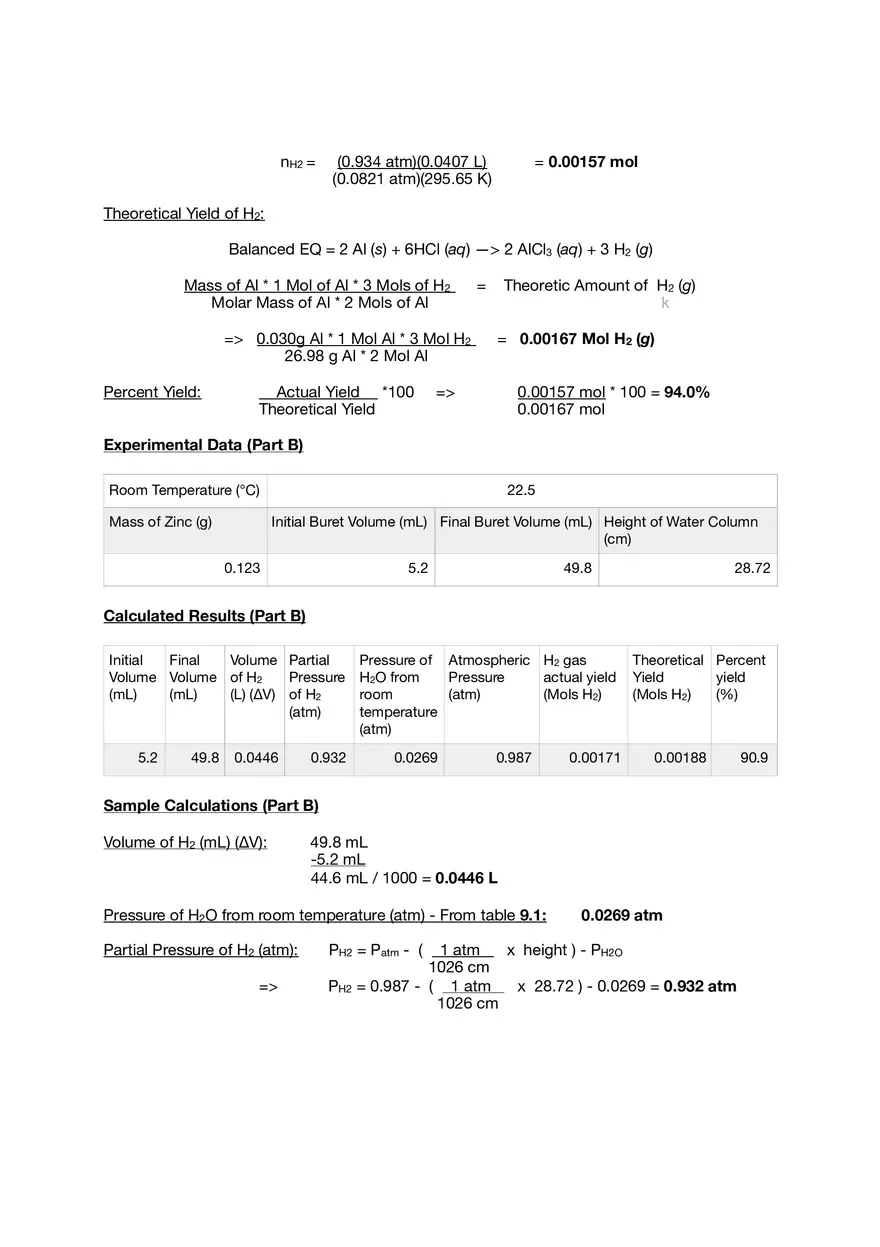 Analysis of an Aluminum - Zinc Alloy - Page 2