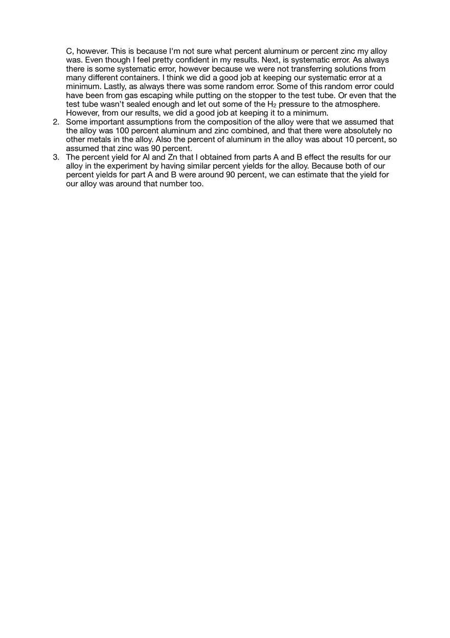 Analysis of an Aluminum - Zinc Alloy - Page 5