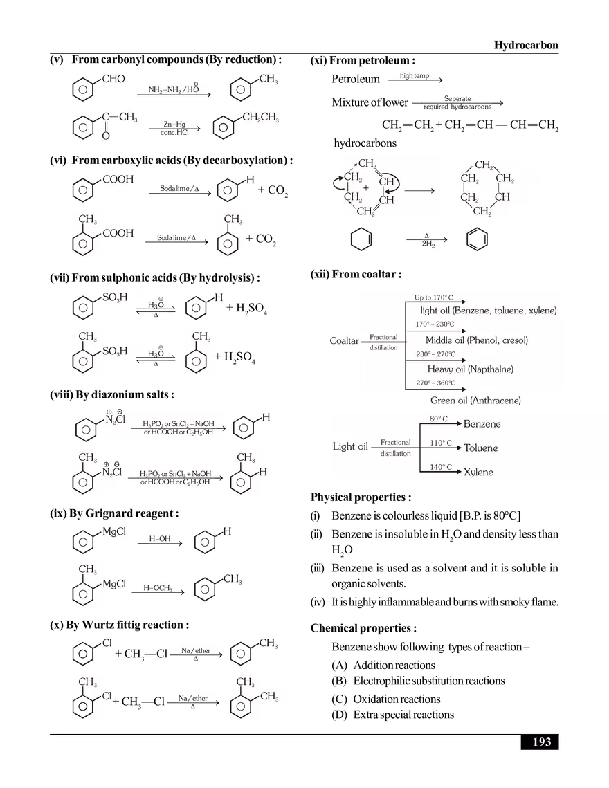 Hydrocarbon. Aromatic Hydrocarbons (Arenes) - Page 2