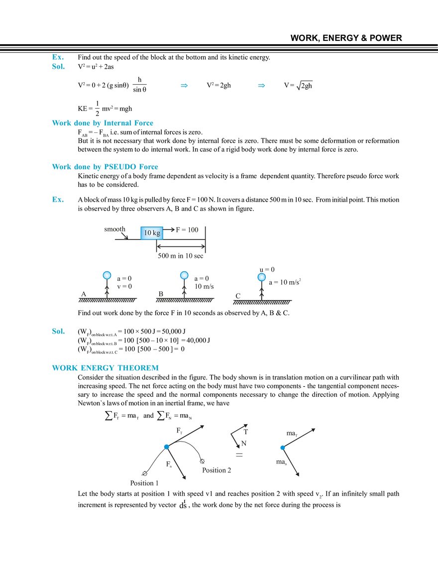 Work, Energy & Power - Page 7